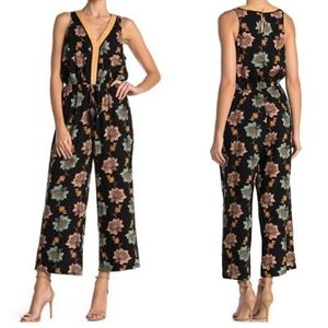 Sleeveless Floral Jumpsuit